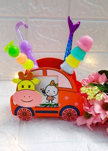 Cute Wooden Pen Holder