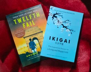 NRB HUB BOOKS SALE: Ikigai & Twelfth Fail Combo