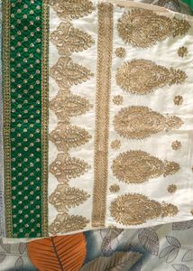 Embroidered kurta with dupatta