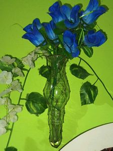 Unique Vase with Artificial Flowers