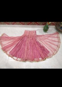 Peach Lehenga With 2 Blouse Options