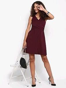 Taurus Purple Satin Dress
