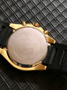 GUESS GW0263G1 Multifunction Men's Black and Gold