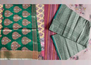 Combo of 2 Elegant Saree ✨💚💚