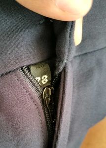 Navy Blue Slim Fit Pants