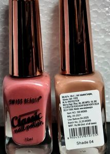 Set Of 7 Swiss Beauty Nail Paints !!