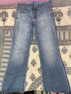blue light fade bootcut jeans