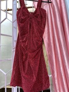 Sparkling Red Party Dress