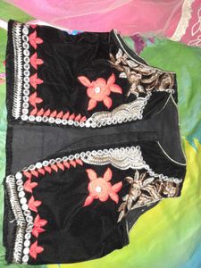 Designer Saree with modern blouse