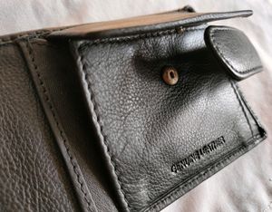 Brand New Pure Leather Black Men's Purse