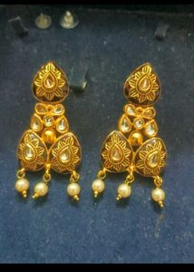 Kundan Necklace Earring Set