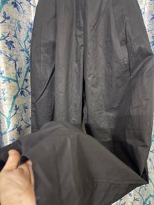 Korean Wide-Leg Black Pants