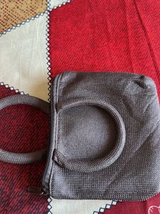 Embroidered &amp; Mini Handbag Set