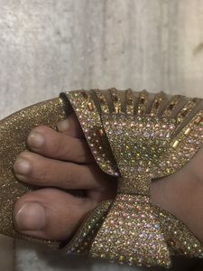 Golden Glam Flats