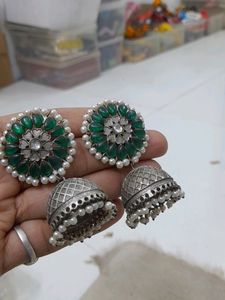 🆕 Jaipuri Light Weight Jhumka (Premium Quali