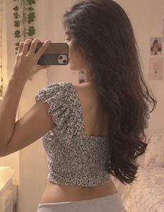 Floral Print Crop Top