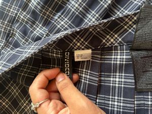 H&amp;M Plaid Pleated Skirt