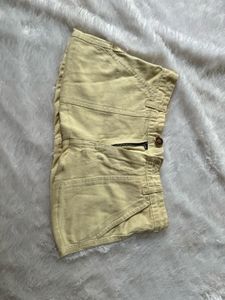Beige Mini Skirt