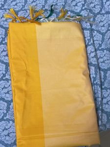 New Elegant Yellow &amp; Green Saree