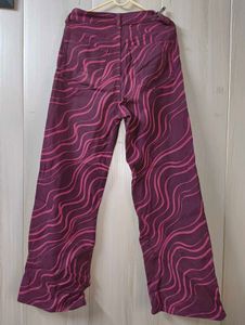 H&amp;M Retro Swirl Print Wide Leg Pants