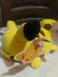 Cute Sleeping Pikachu Plush Toy