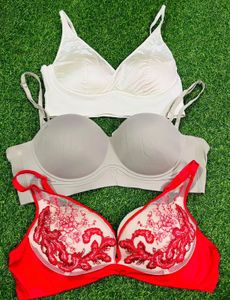 Lace & Padded Bras - Set of 8