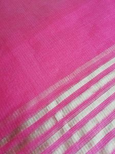 beautiful peach ( gajri) colour jari super net sar