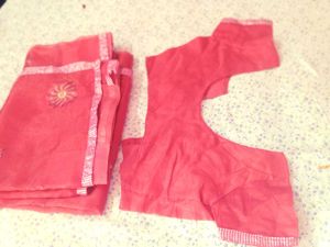 organza silk saree