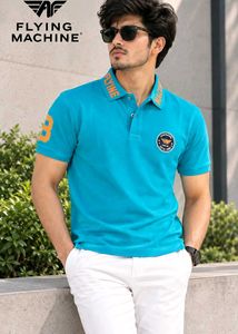 Flying Machine Men's Blue Polo Tshirt