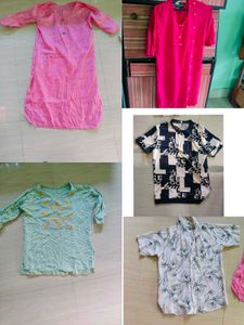 Bundle of 4 Women's Kurtas