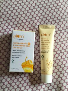 Plum Skincare Duo: Face Serum & Wash
