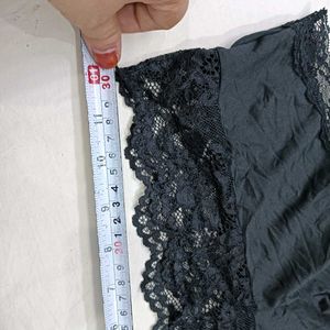 Black🥰 Lace Trim Briefs