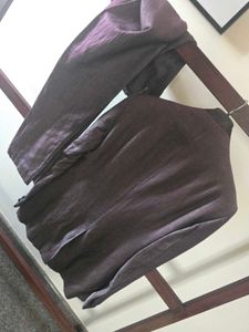 Men's coat suit set no shirt