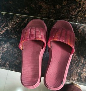 Women's Pink Slide Slippers