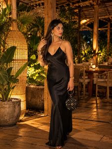 Zara M Satin Slip Dress