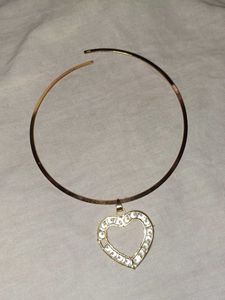 Chic Heart Pendant Choker Necklace
