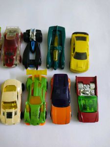 Collection of hot wheels cars