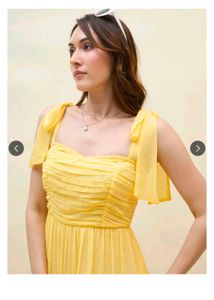 new Yellow Maxi Sundress
