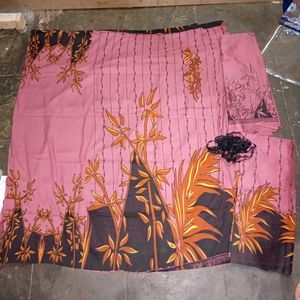 floral print dress material with 4 mtr l