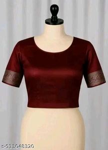 Elegant Maroon Embroidered Saree