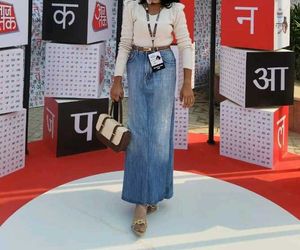 Denim Maxi Skirt