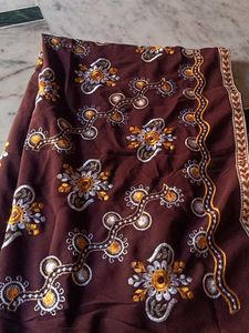 Elegant Embroidered Dress Material
