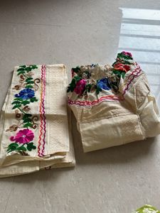 Embroidered Ethnic Dhoti Pants
