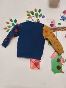 Kookie Kids Brand  Premium Giraffe Graphic Crewnec