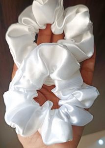 pack of 12 Satin Scrunchies