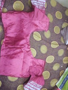 Elegant Pink Banarasi Saree With freebie 🎁