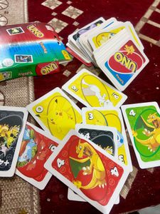 Rare Pokemon UNO Cards Game Orignal