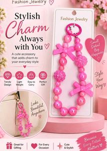 Charming Beaded mobile/bag charm
