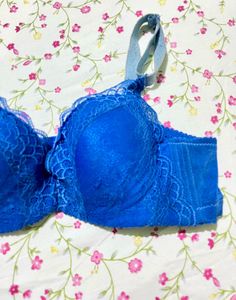 Beautiful Blue Lace Bra
