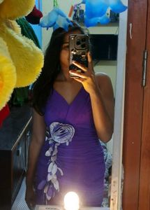 Elegant Purple Evening Gown